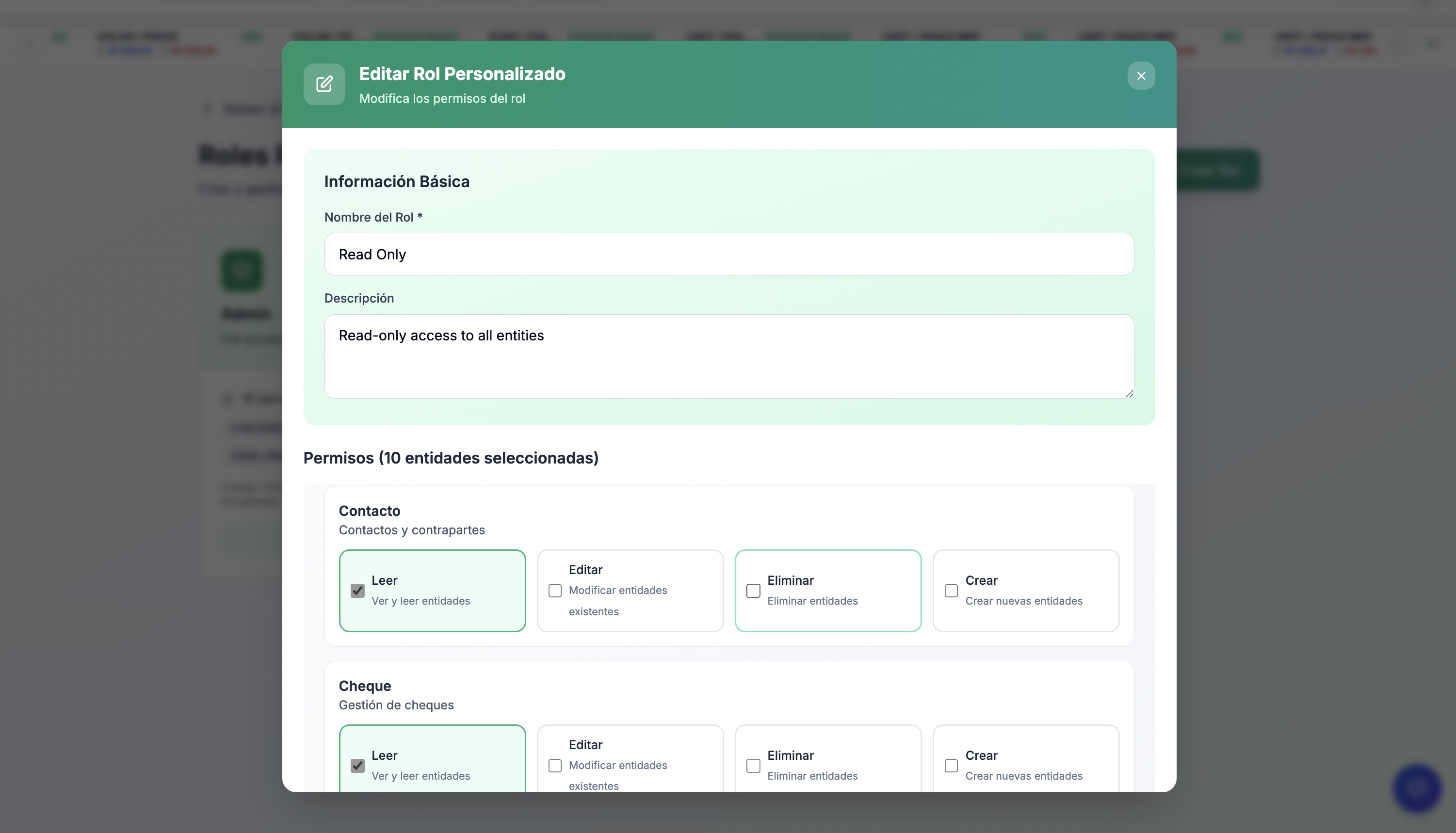 Módulo de Administración - MOBU
